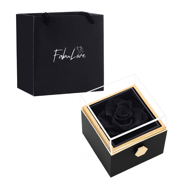 Rotating External Rose Gift Box