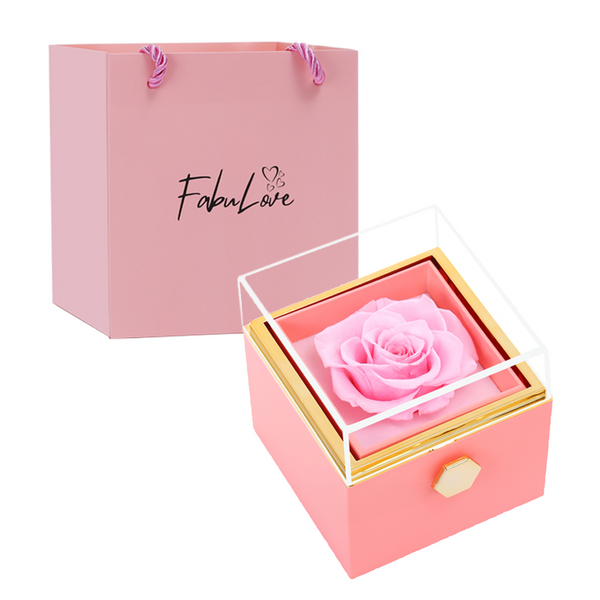 Rotating External Rose Gift Box