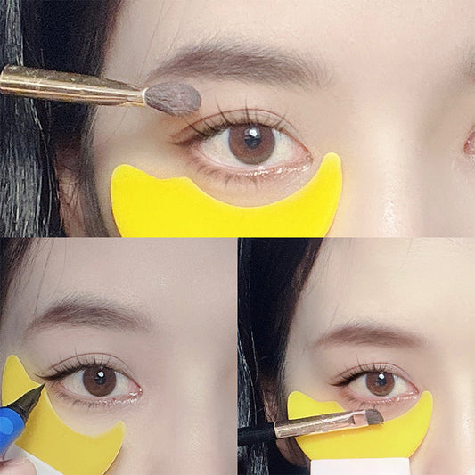 Eyelash Eyeliner Stencil Model Eye Mascara Comb Stencil Model Beginner Eye Makeup Helper Applicator Guide Card Tool Easy Wash