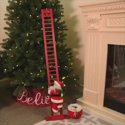 Christmas Decoration Climbing Santa